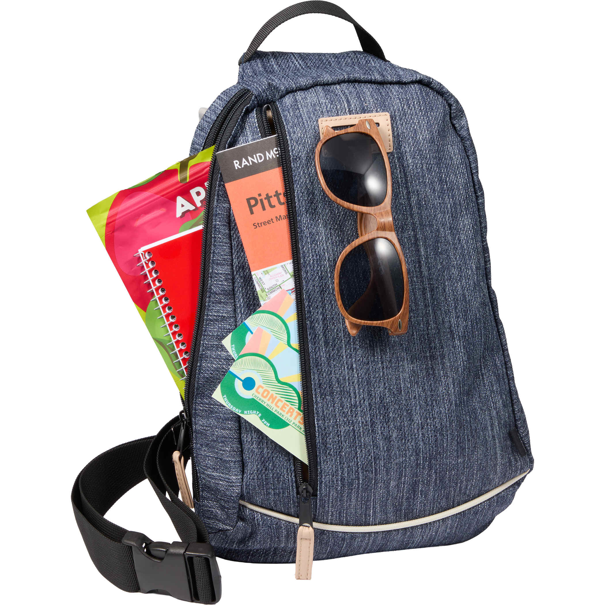 THE GOODS™ Navy Heather Recycled Sling Product Image