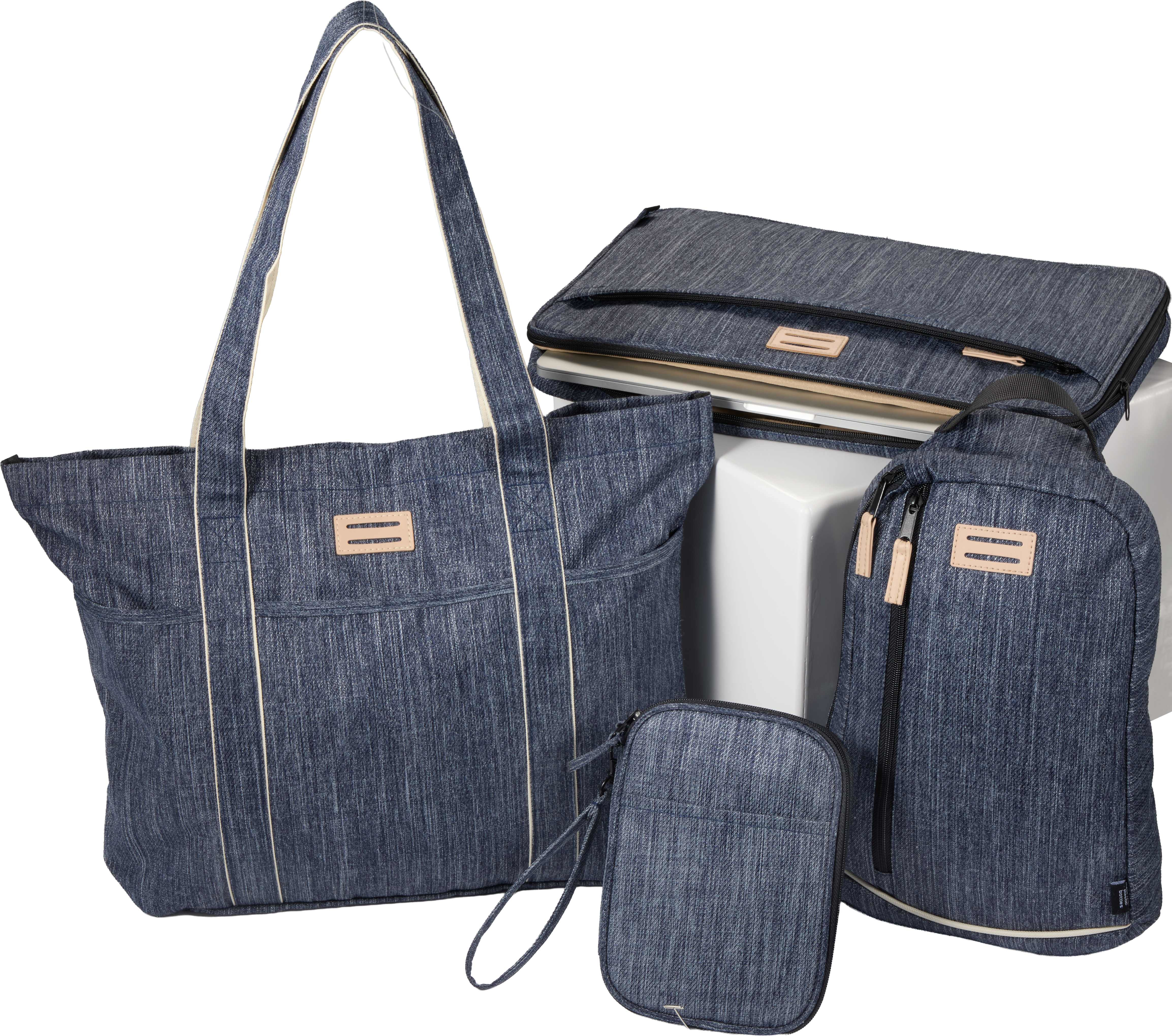 THE GOODS™ Navy Heather Carry All Tote Product Image