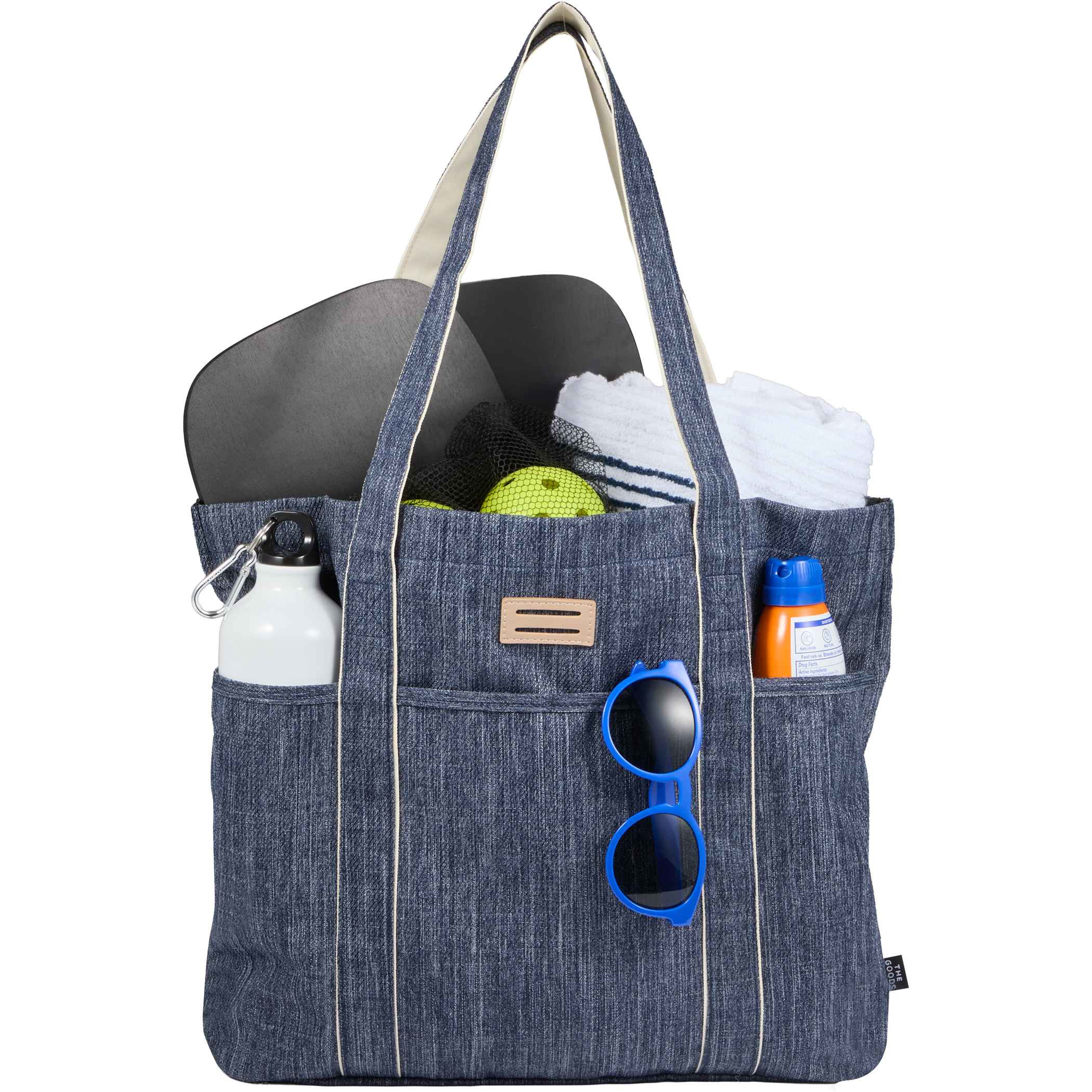THE GOODS™ Navy Heather Carry All Tote Product Image