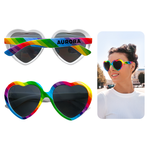 Rainbow Heart Sunglasses Product Image
