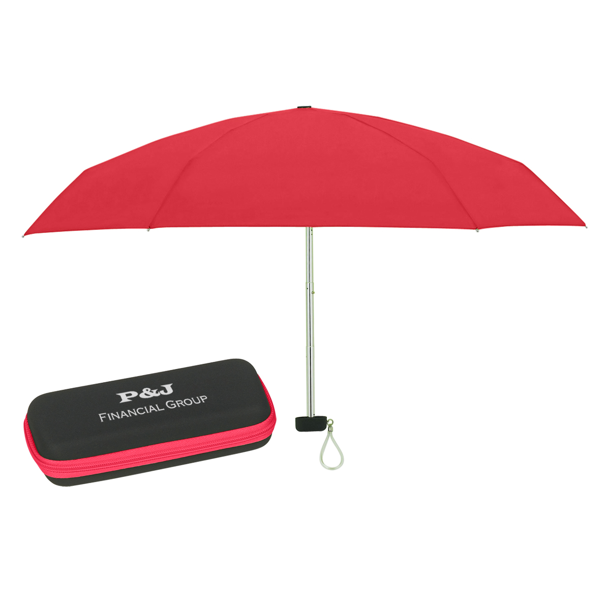 37 in. Arc Promotional Umbrella with Travel Case Product Image