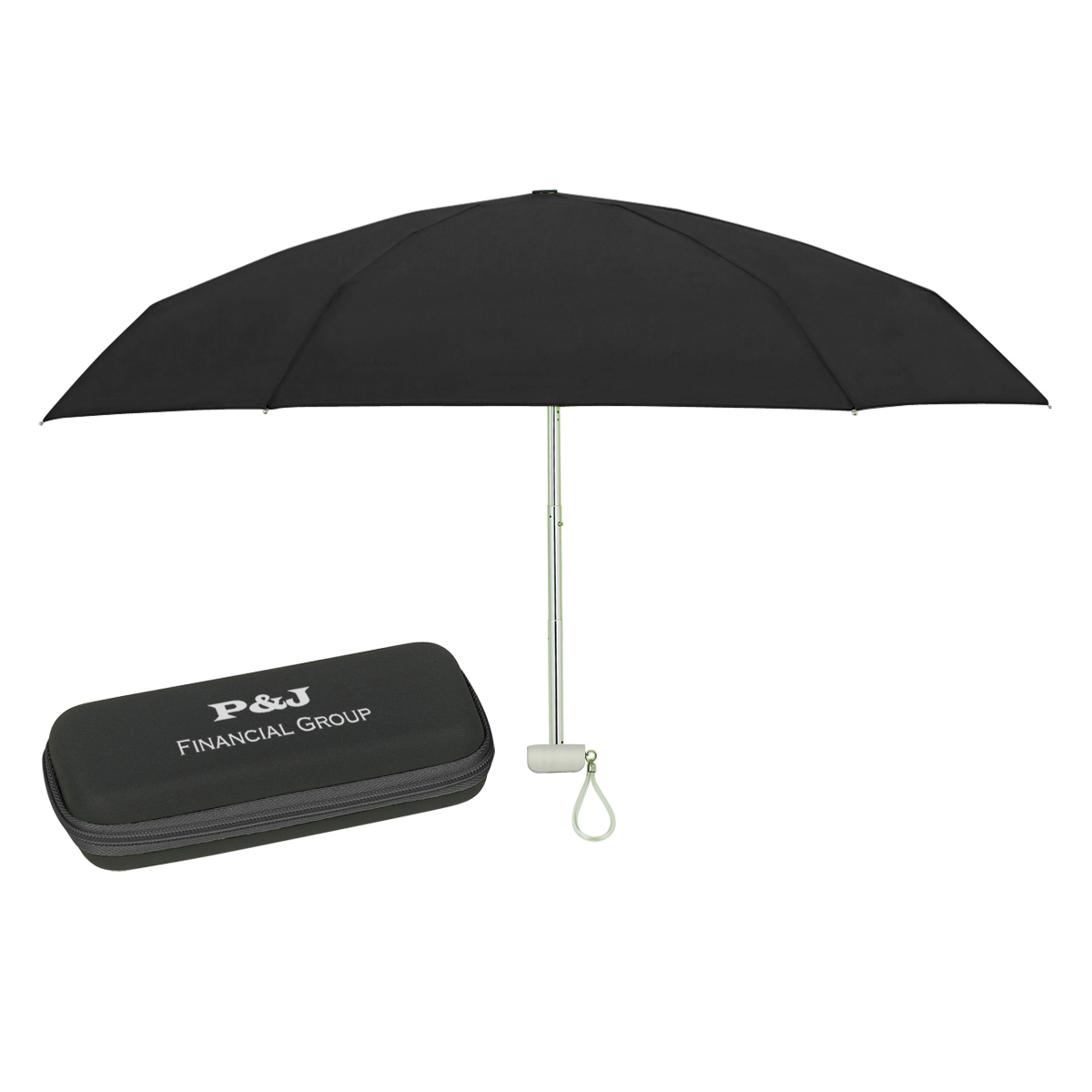 37 in. Arc Promotional Umbrella with Travel Case Product Image
