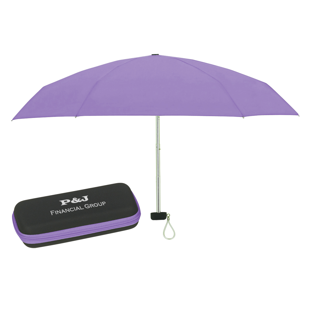 37 in. Arc Promotional Umbrella with Travel Case Product Image