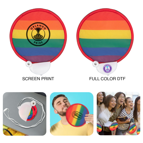 Rainbow Neck Fan Product Image