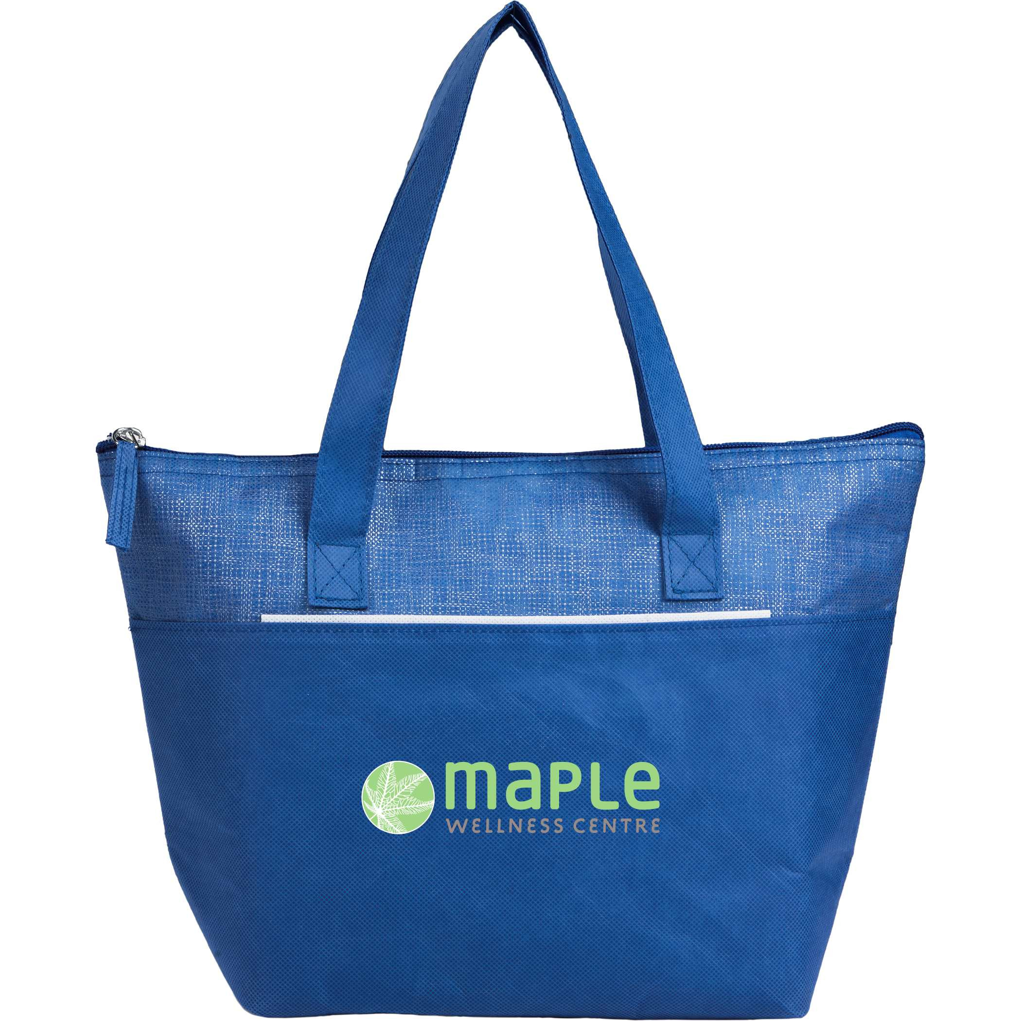 Mist Recycled 9-Can Non-Woven Tote Cooler Product Image