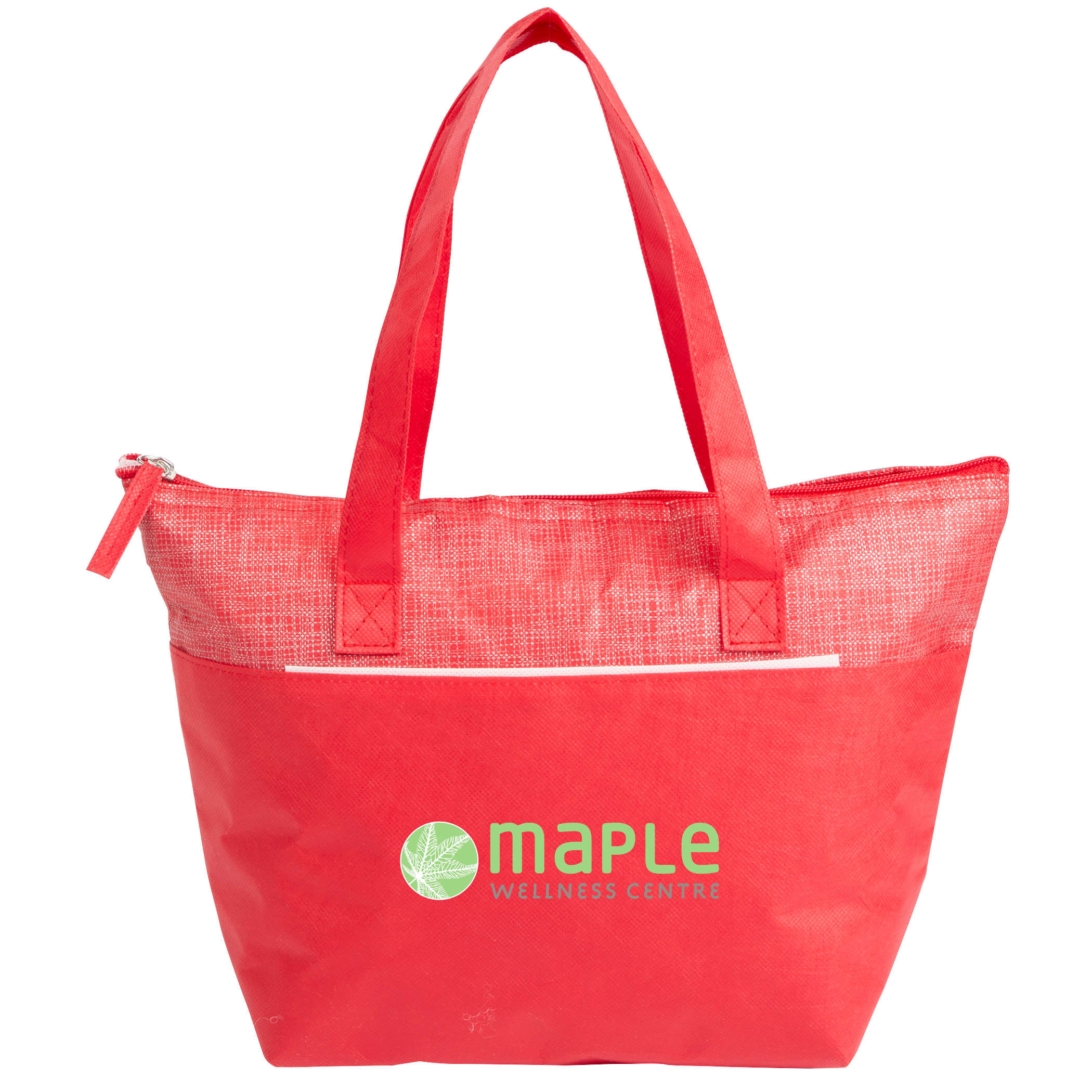 Mist Recycled 9-Can Non-Woven Tote Cooler Product Image