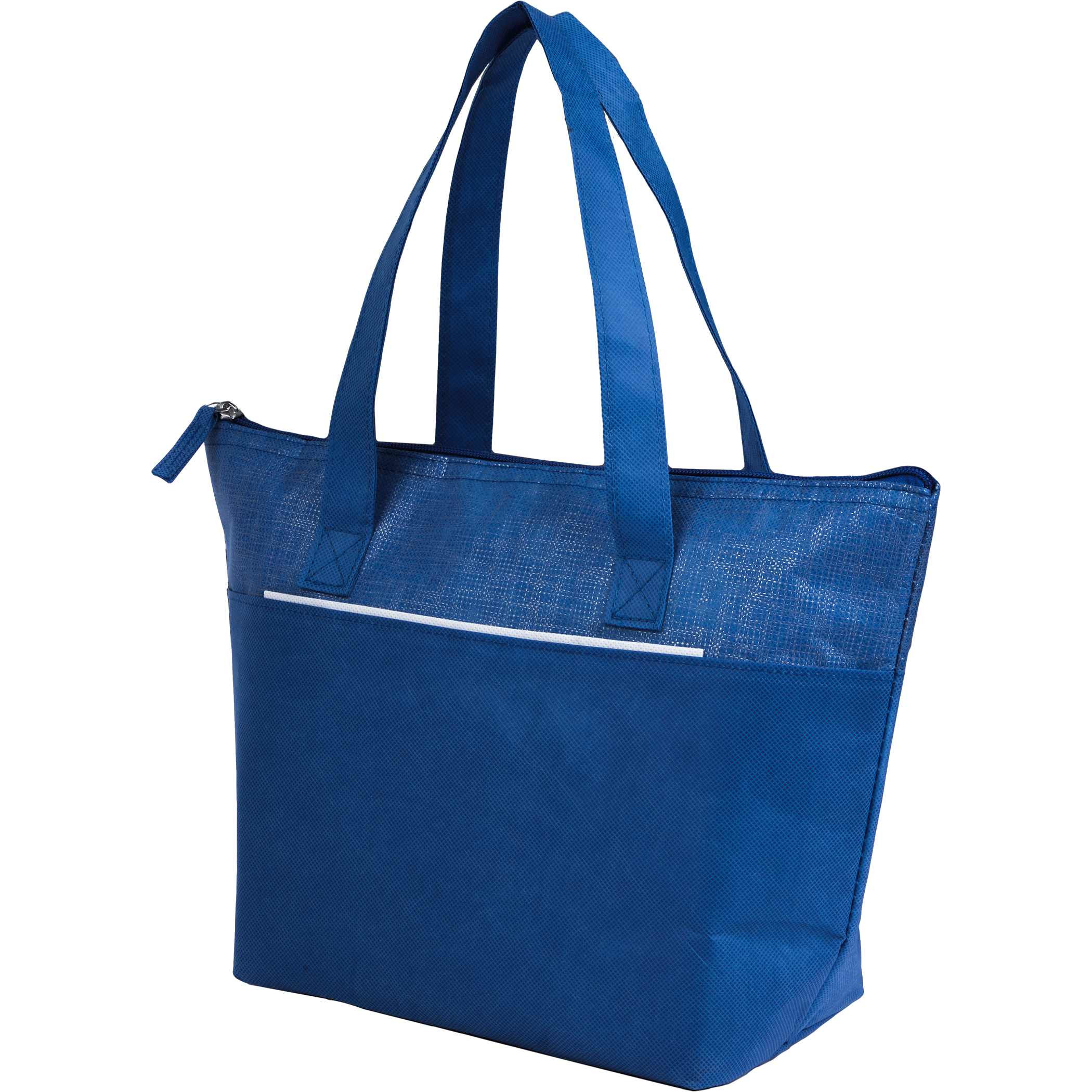 Mist Recycled 9-Can Non-Woven Tote Cooler Product Image