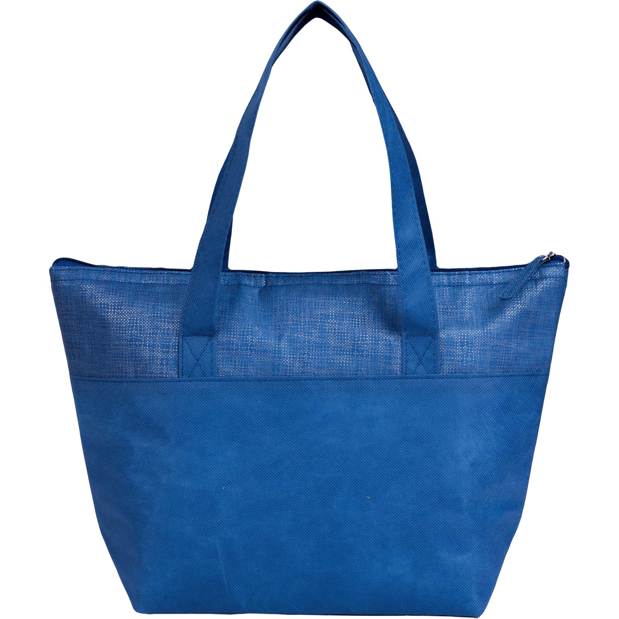 Mist Recycled 9-Can Non-Woven Tote Cooler Product Image