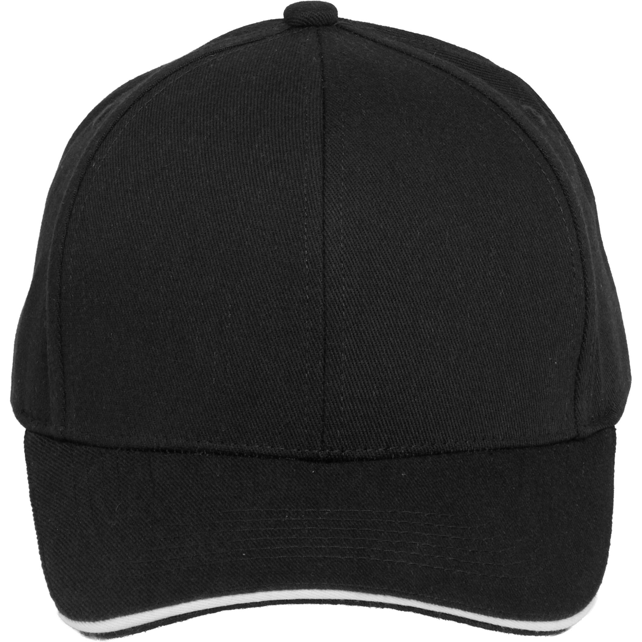 Elevate Recycled Cotton Twill 6 Panel Split Peak Ball Cap Product Image