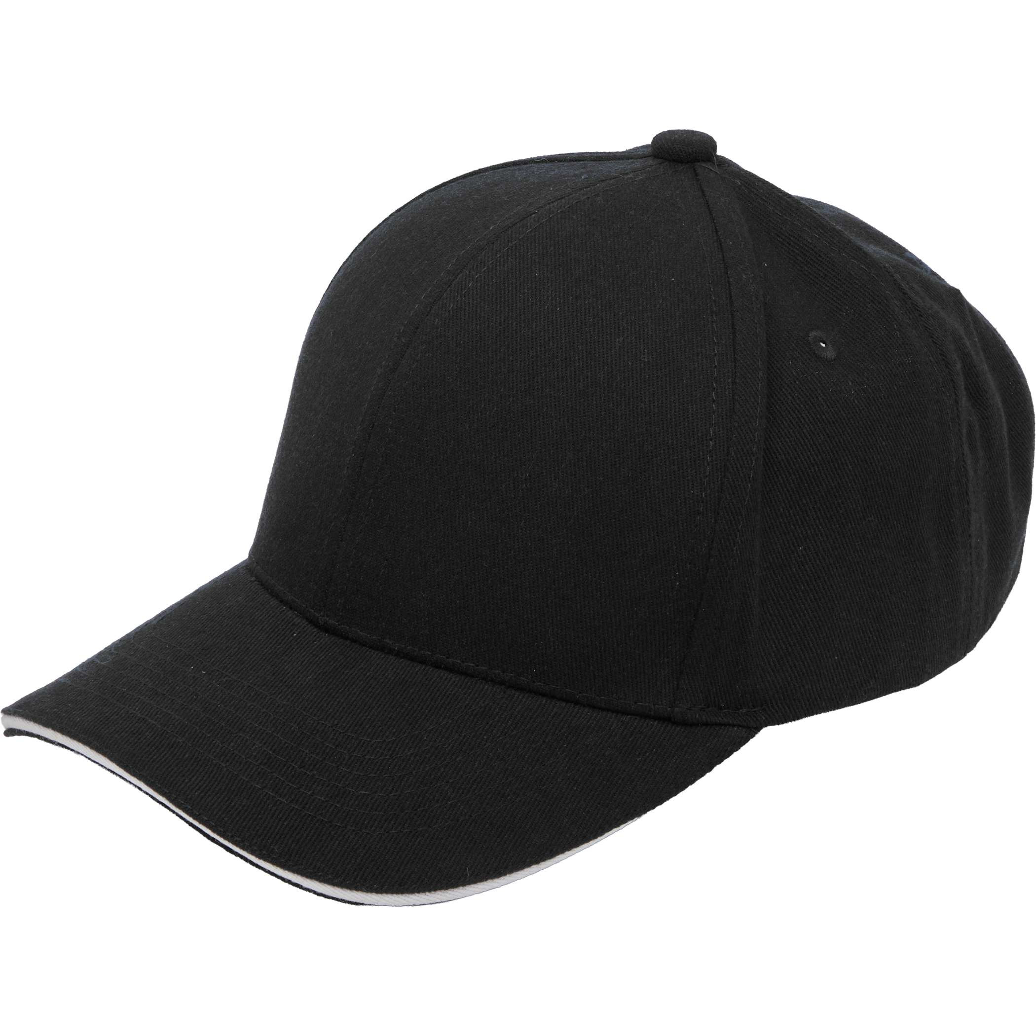 Elevate Recycled Cotton Twill 6 Panel Split Peak Ball Cap Product Image