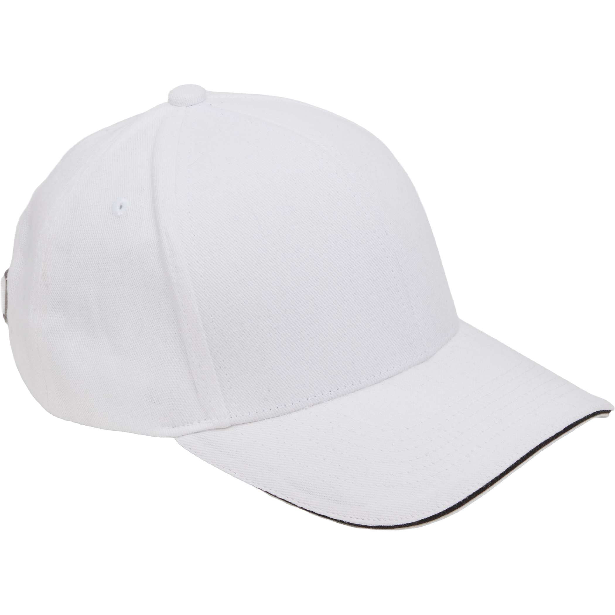 Elevate Recycled Cotton Twill 6 Panel Split Peak Ball Cap Product Image