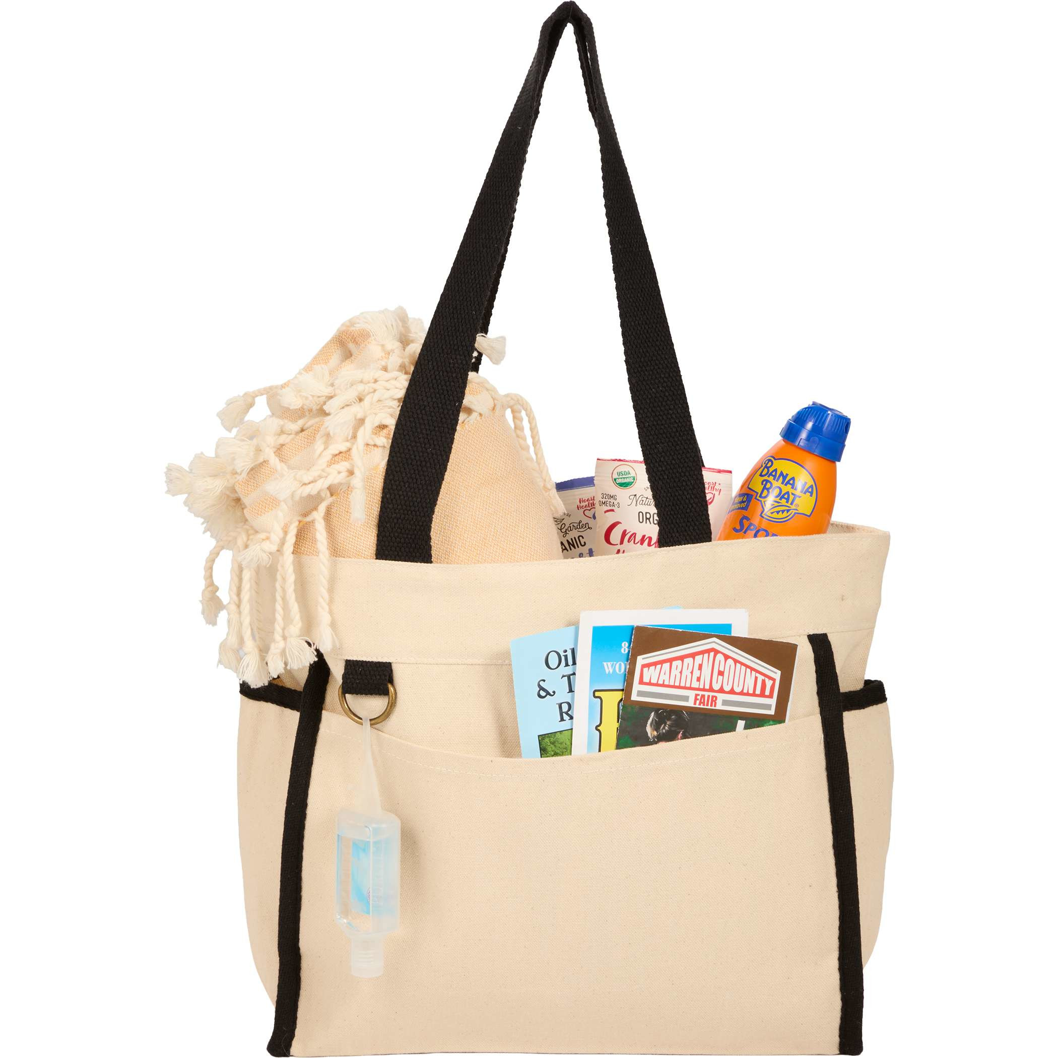 10 oz. Organic Cotton Accent Tote Product Image