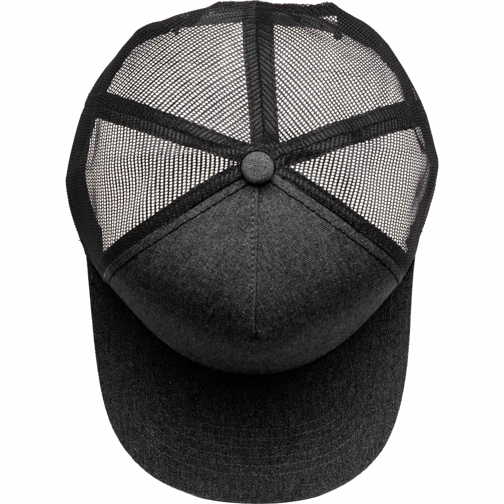 Elevate Recycled Cotton Canvas 5 Panel Mesh Back Ball Cap Product Image