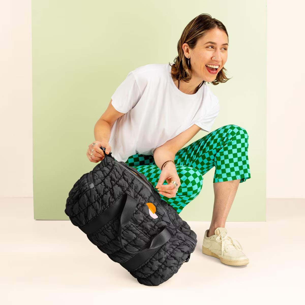 Cloud Quilted Holdall Duffel Bag Product Image