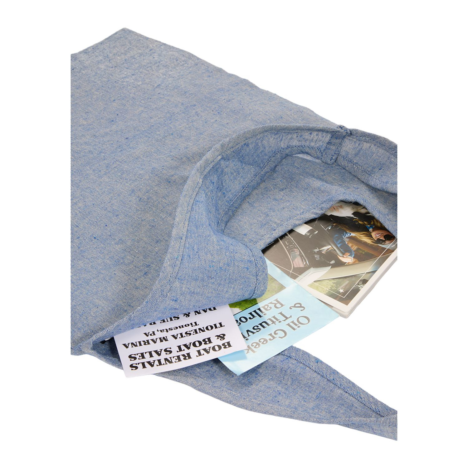 Bungalow 5 oz. Recycled Cotton Twill Shopper Tote Product Image