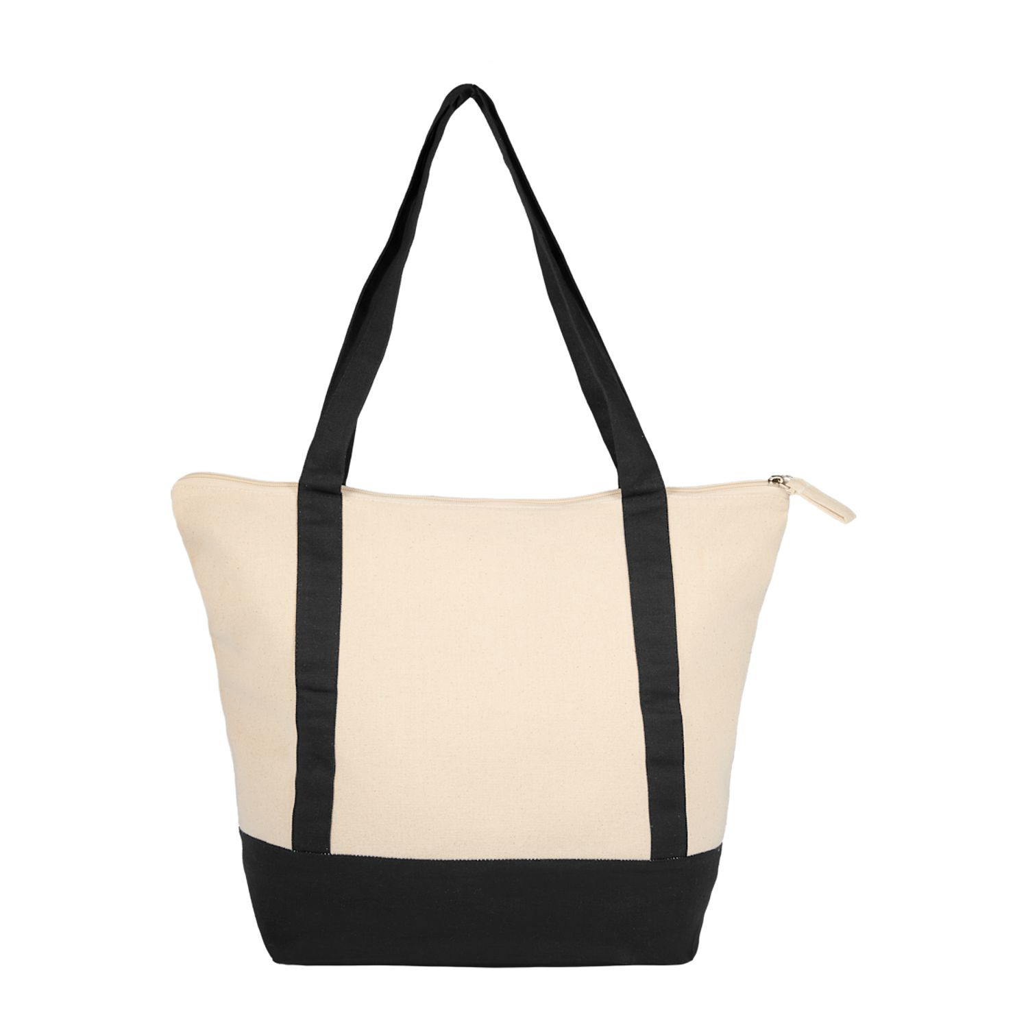 Isle 8 oz. Organic Cotton Zippered Tote Product Image