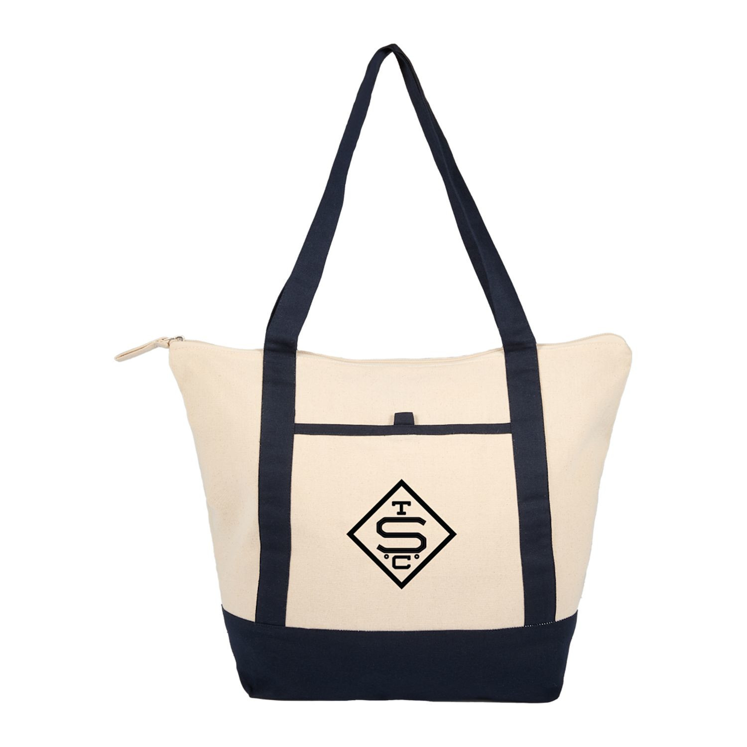 Isle 8 oz. Organic Cotton Zippered Tote Product Image
