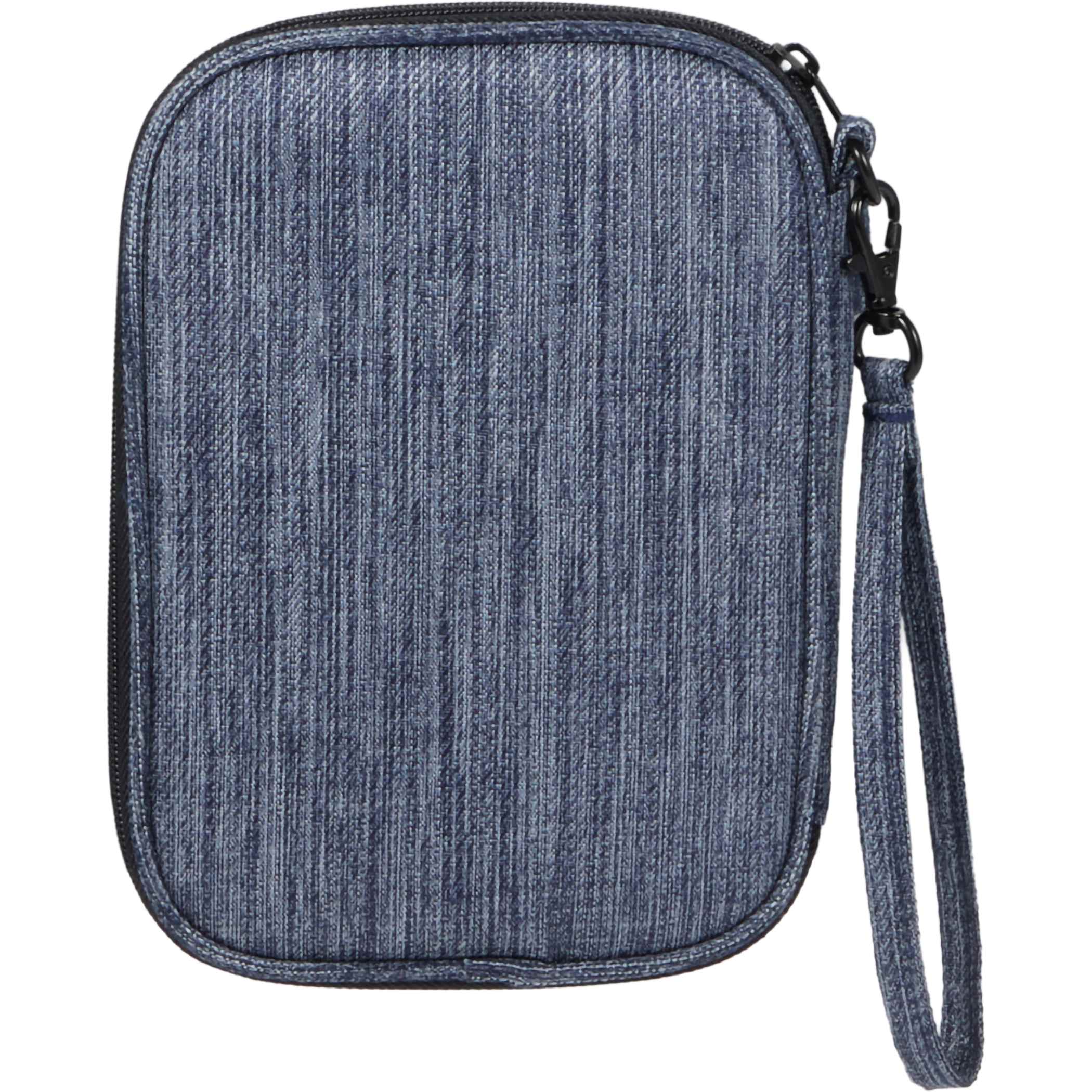 THE GOODS™ Navy Heather Recycled Travel Wallet Product Image