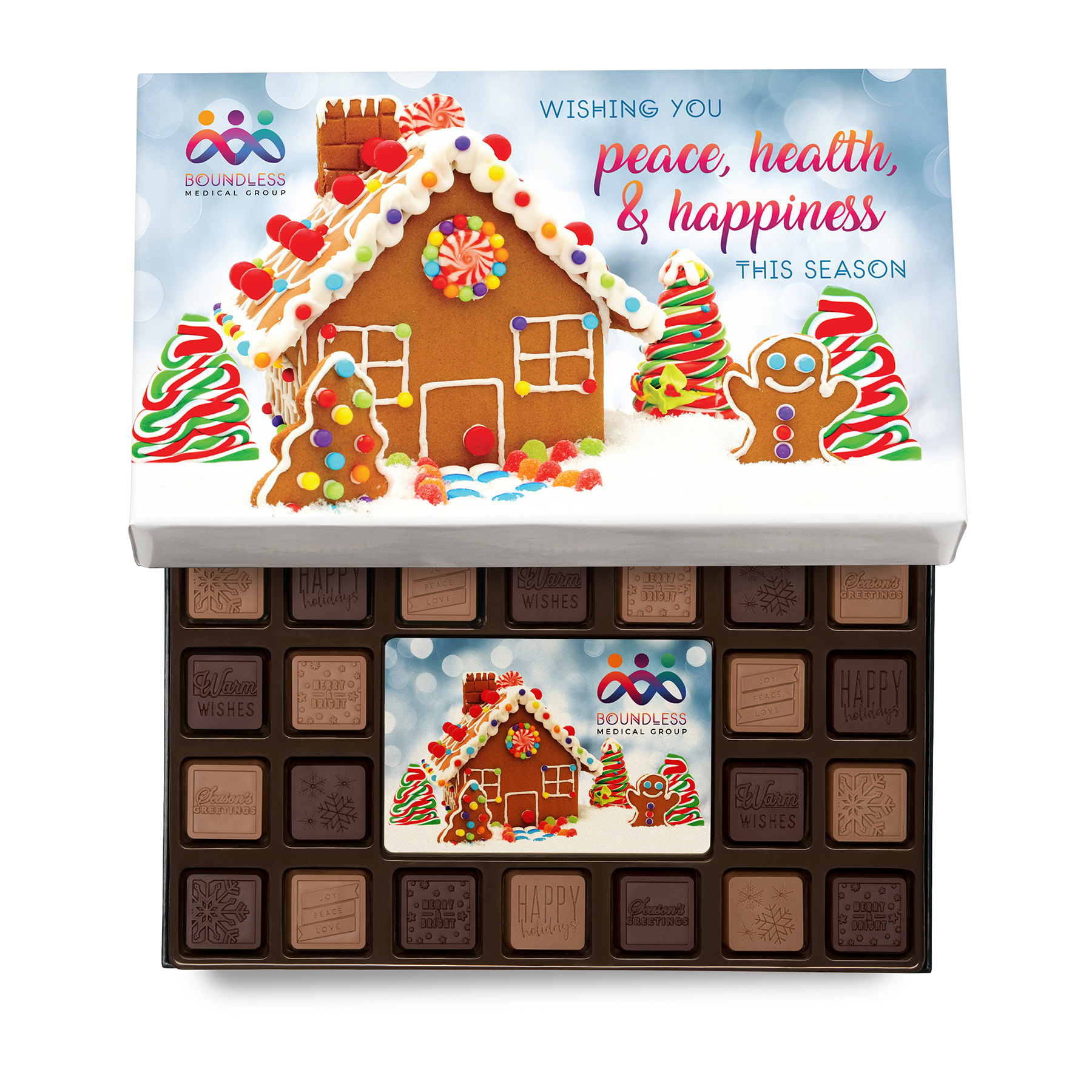 Luxe 45-Piece Ensemble Chocolate Box Product Image
