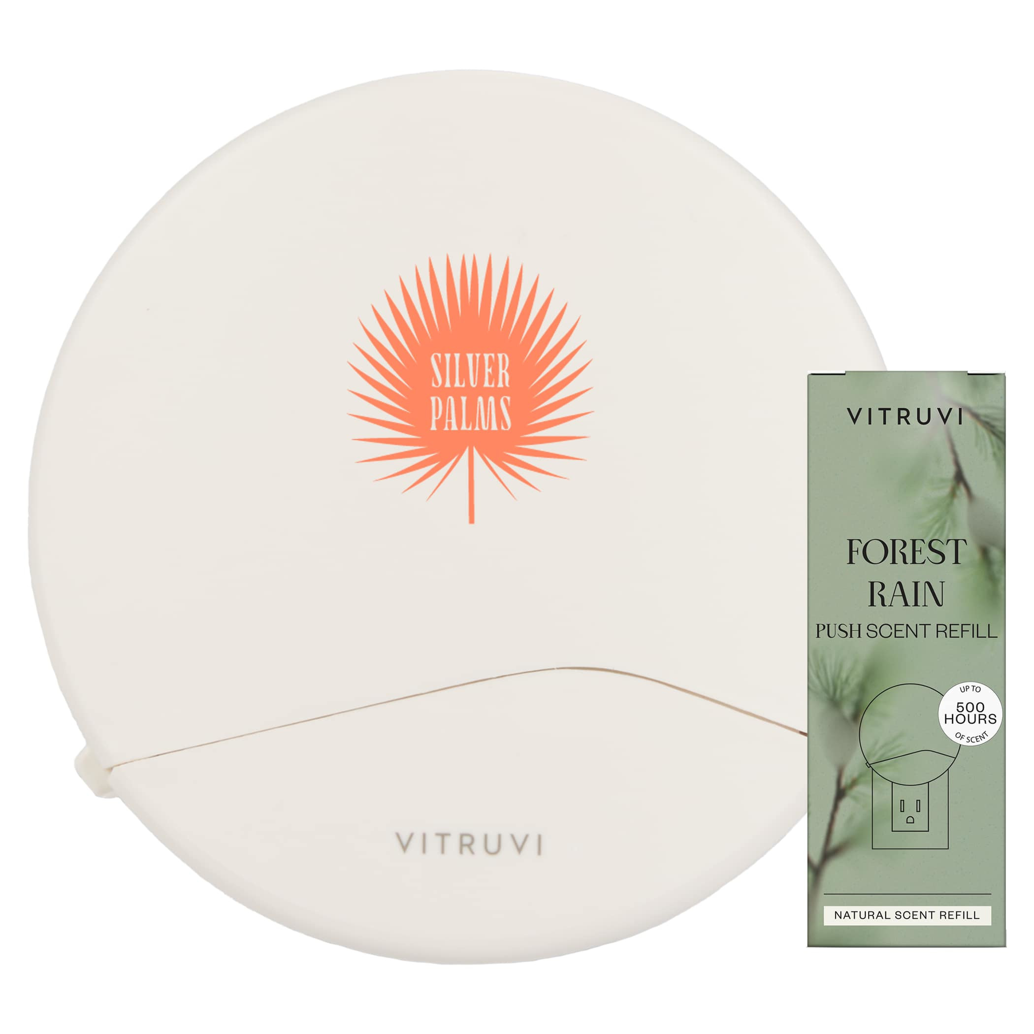 Vitruvi Plug-In Wall Diffuser Bundle with Forest Rain Scent Refill Product Image