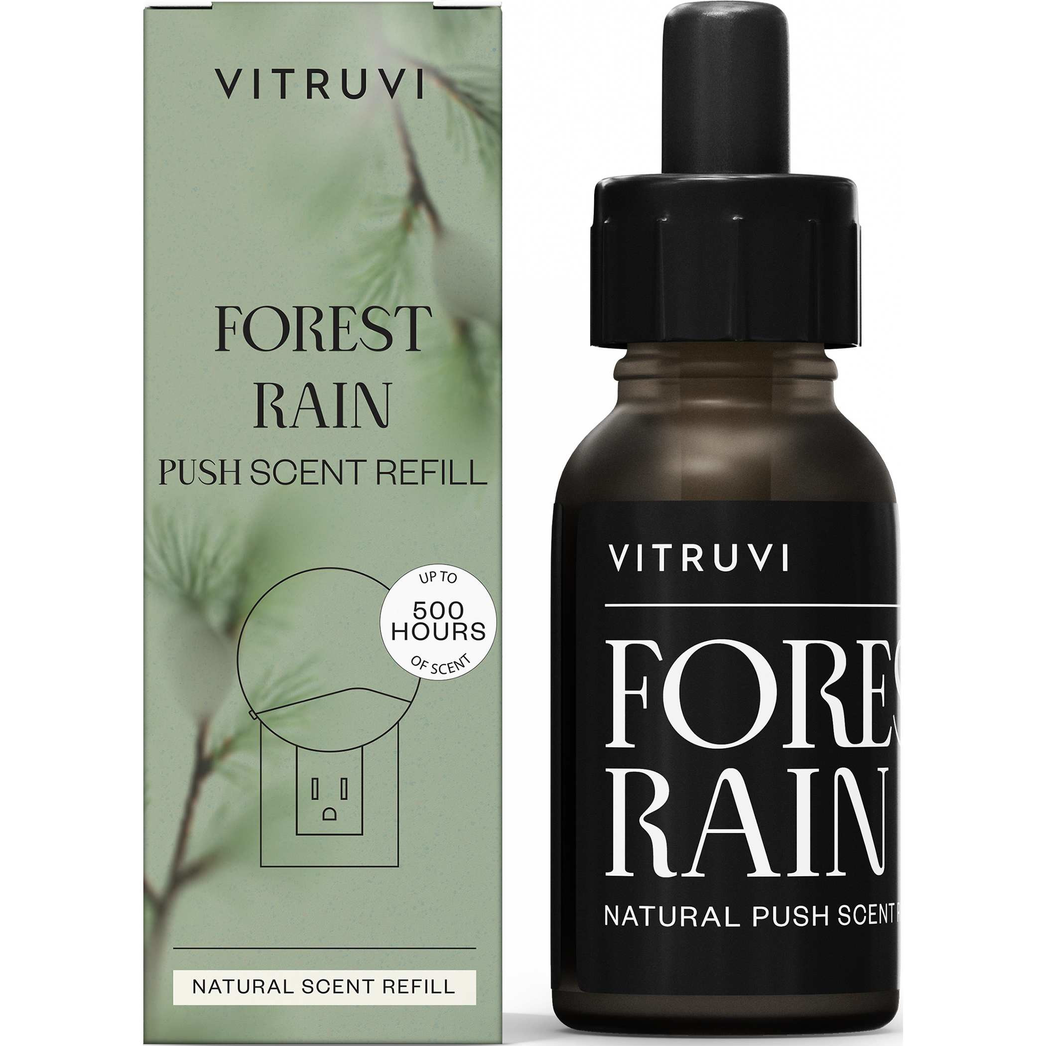 Vitruvi Plug-In Wall Diffuser Bundle with Forest Rain Scent Refill Product Image