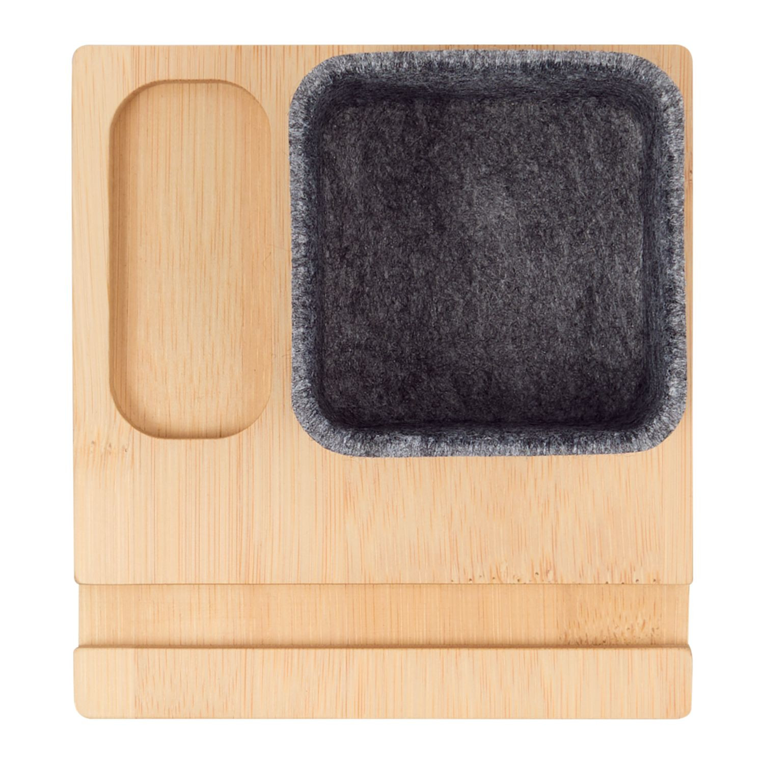 Recycled Felt & Bamboo Pen Holder Product Image