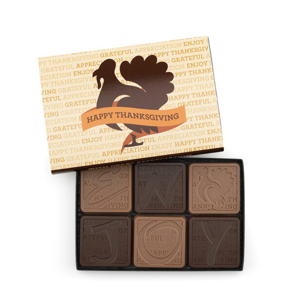 12-Piece Ensemble Chocolate Box with Full Color Box Sleeve Product Image