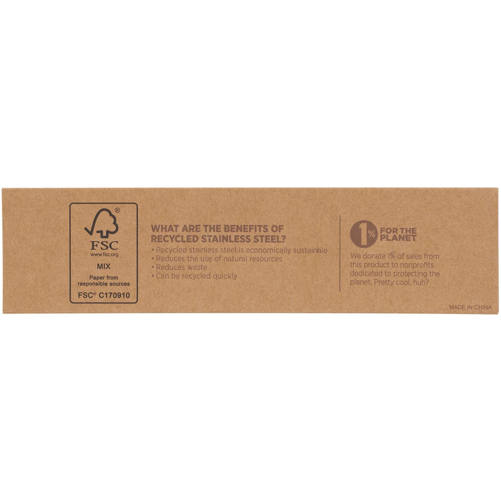 Recycled Stainless Steel Ballpoint Pen Product Image