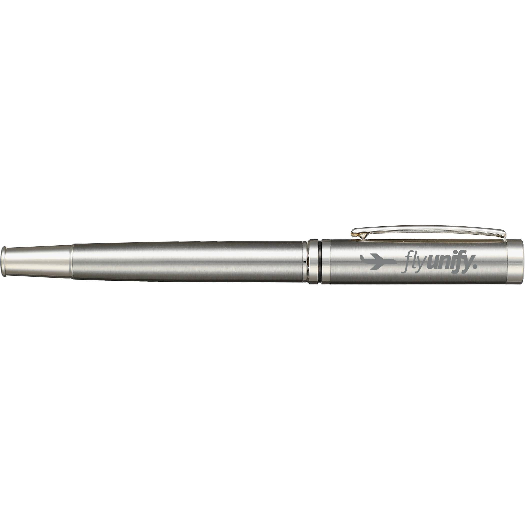 Recycled Stainless Steel Rollerball Pen Product Image