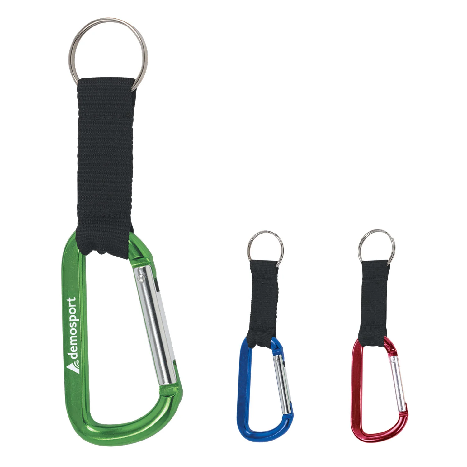 8mm Carabiner with Black Strap Product Image