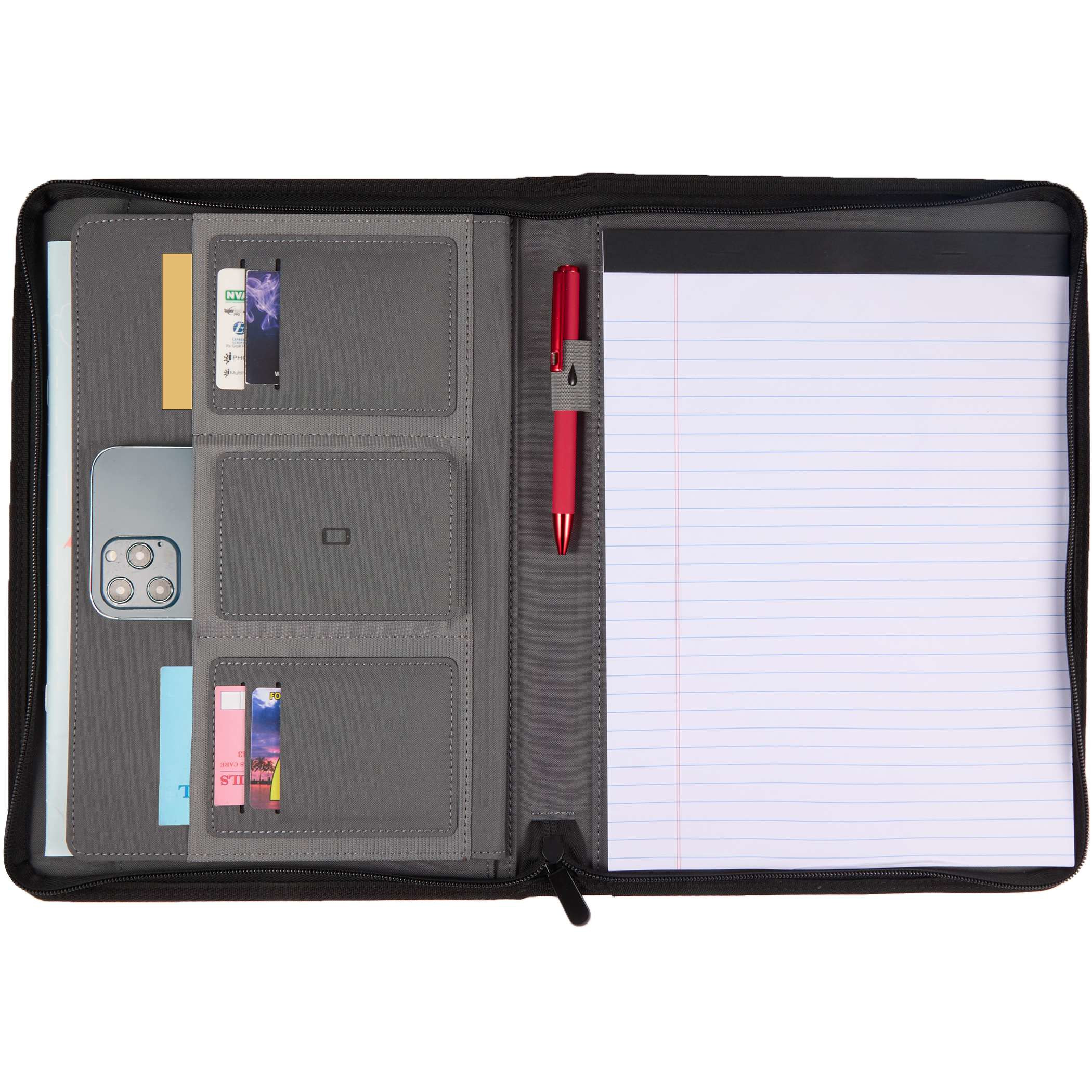 Puffer Zippered Padfolio with FSC® Recycled Paper Product Image