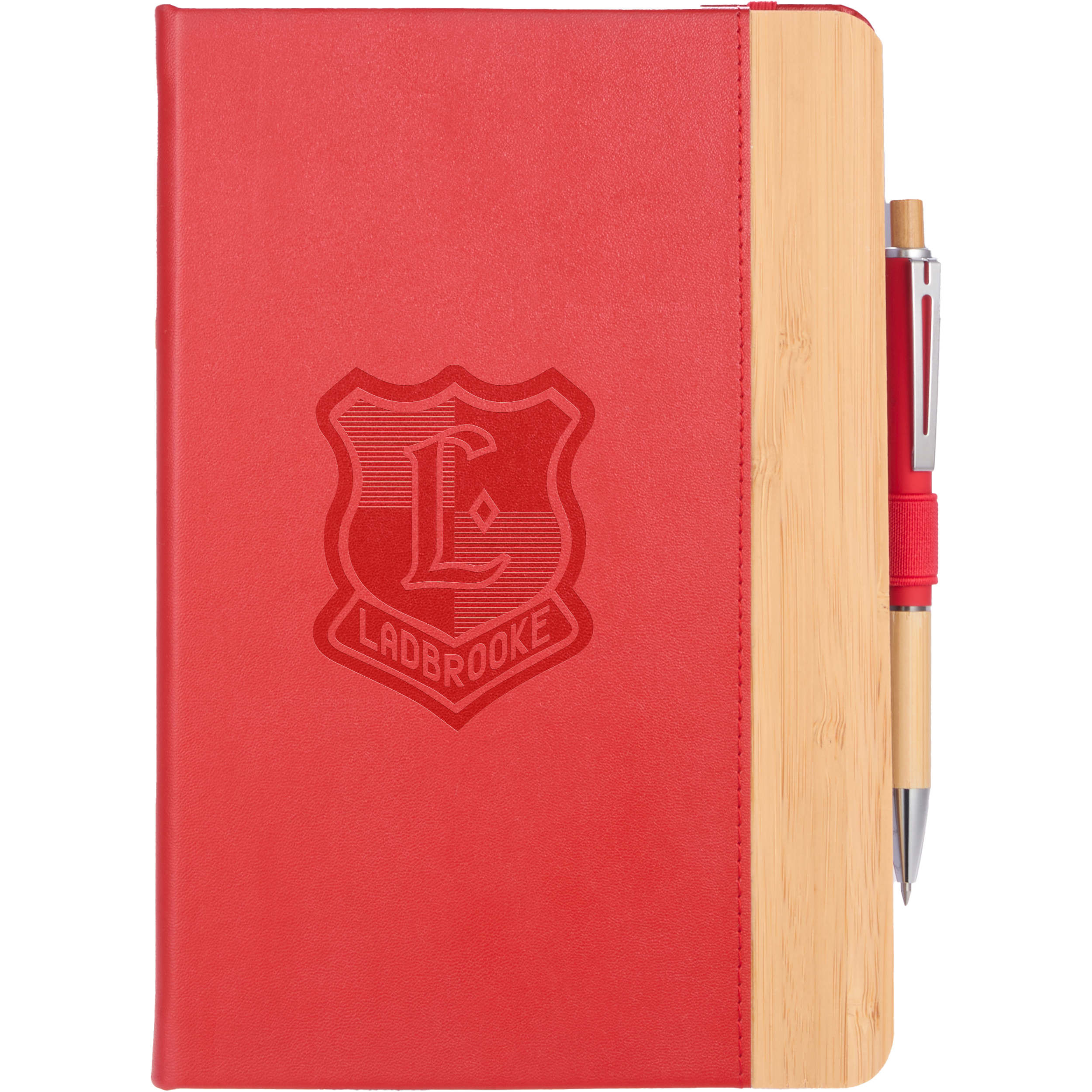 5.5” x 8.5” FSC® Recycled Bamboo Fiber PU Journal Product Image