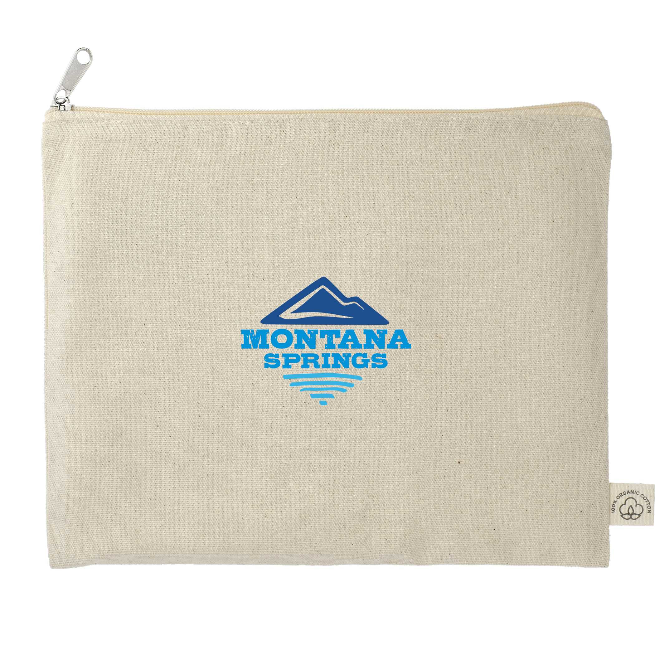 Organic 8 oz. Cotton Flat Travel Pouch Product Image