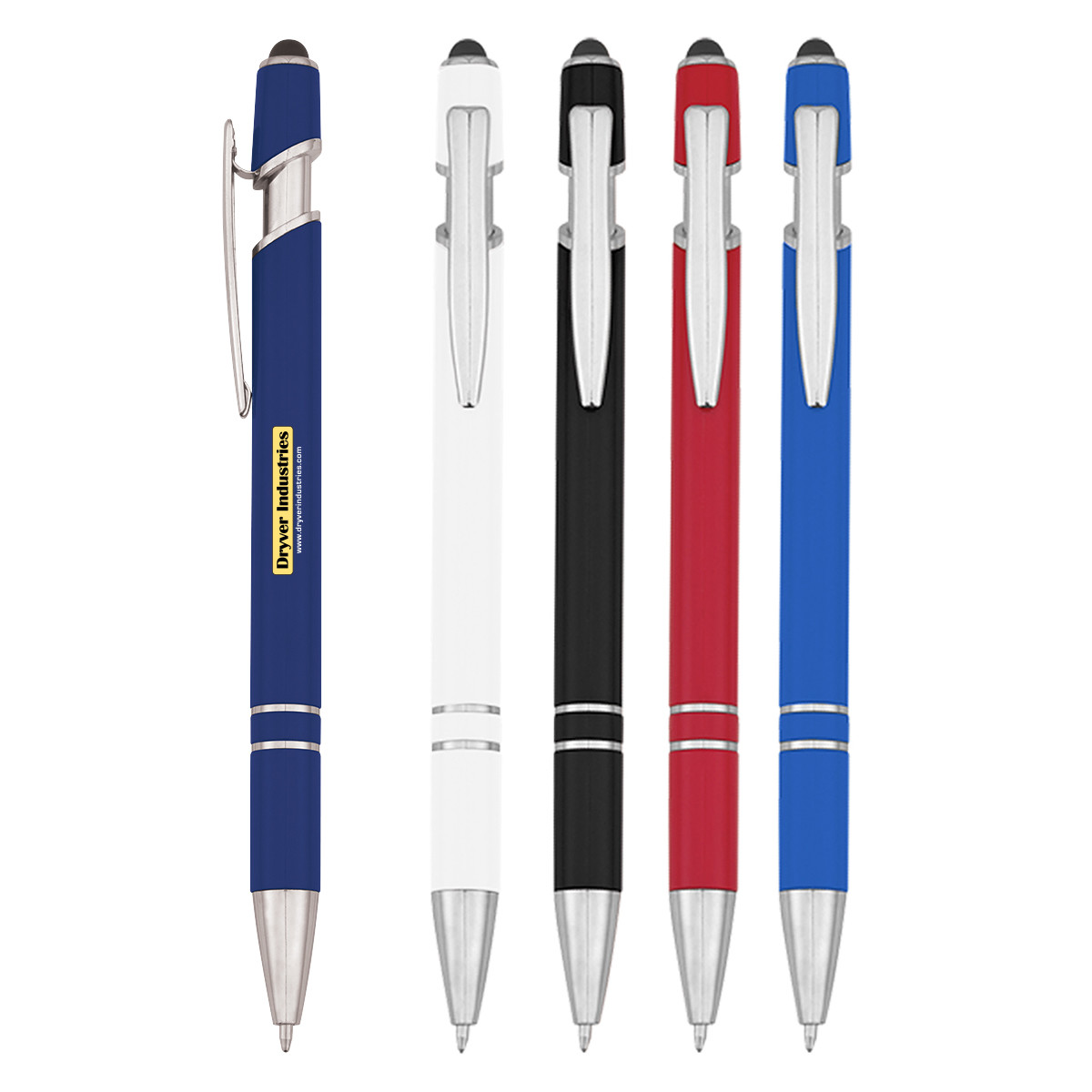 Roslin Incline Stylus Blue Ink rABS Pen Product Image