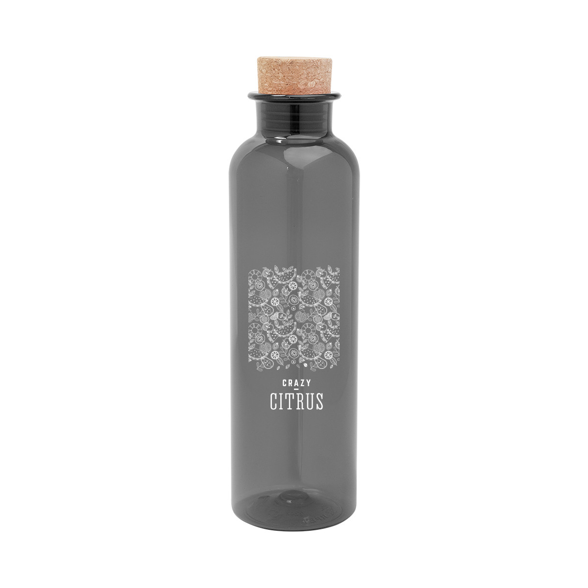 Maddie rPET Bottle With Cork Lid - 22 Oz. Product Image