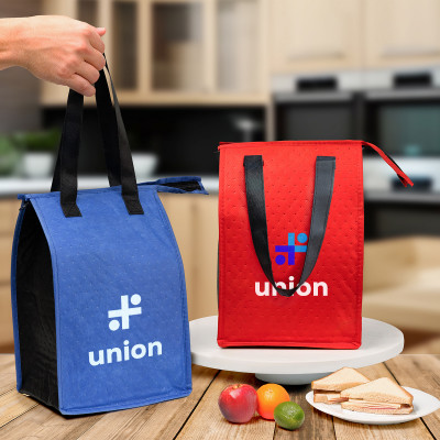 Dimples rPET Non-Woven Cooler Tote Bag Product Image