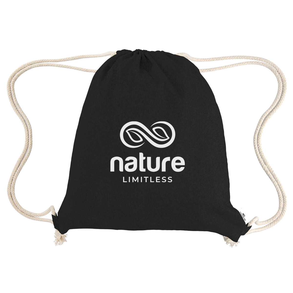 Arden Recycled Cotton Drawstring Bag Product Image