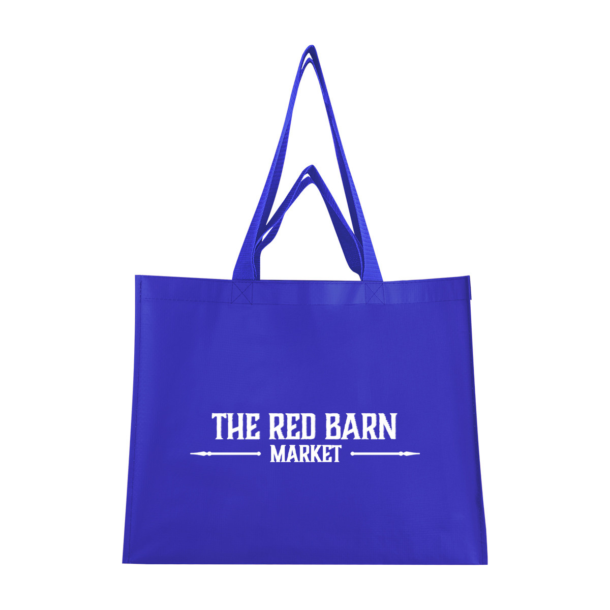 Matte Laminated Recycled Non-Woven Dual Handle Shopper Tote Bag Product Image
