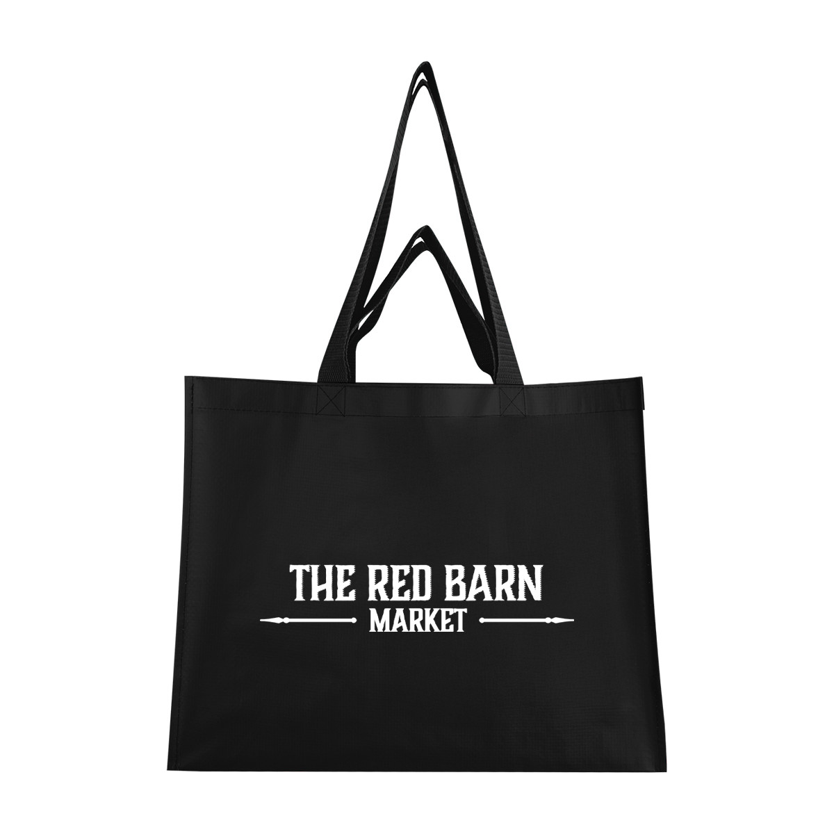 Matte Laminated Recycled Non-Woven Dual Handle Shopper Tote Bag Product Image