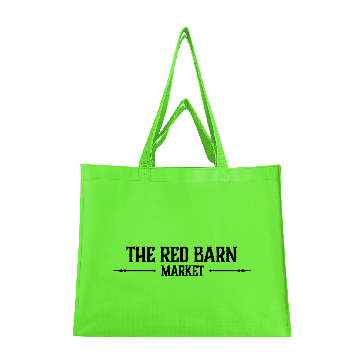 Matte Laminated Recycled Non-Woven Dual Handle Shopper Tote Bag Product Image