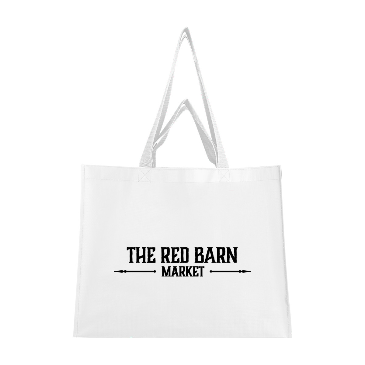 Matte Laminated Recycled Non-Woven Dual Handle Shopper Tote Bag Product Image