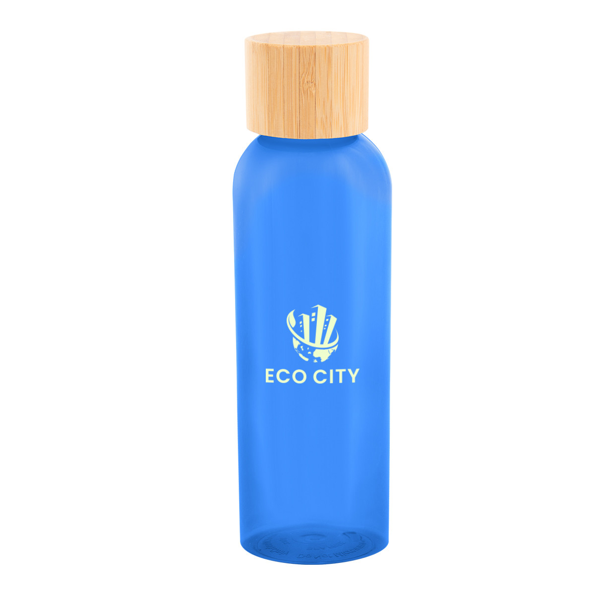 Kelly rPET Bottle With Bamboo Lid - 20 Oz. Product Image