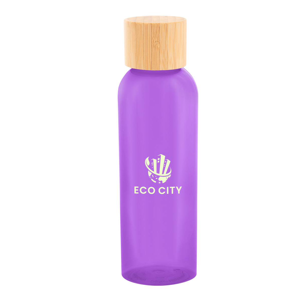Kelly rPET Bottle With Bamboo Lid - 20 Oz. Product Image