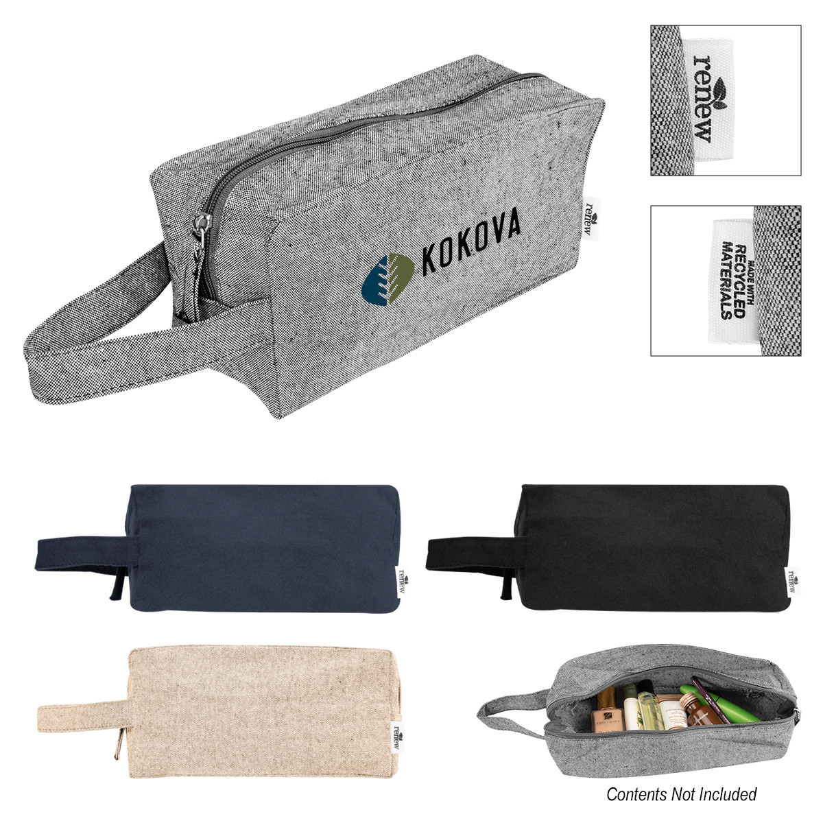 Arden Recycled Cotton Toiletry Bag Product Image