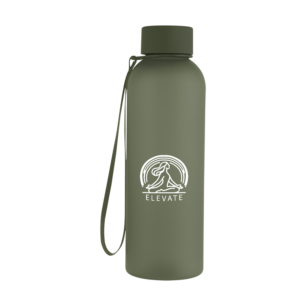 Morgan rPET Rubberized Bottle with Carry Strap - 20 oz. Product Image