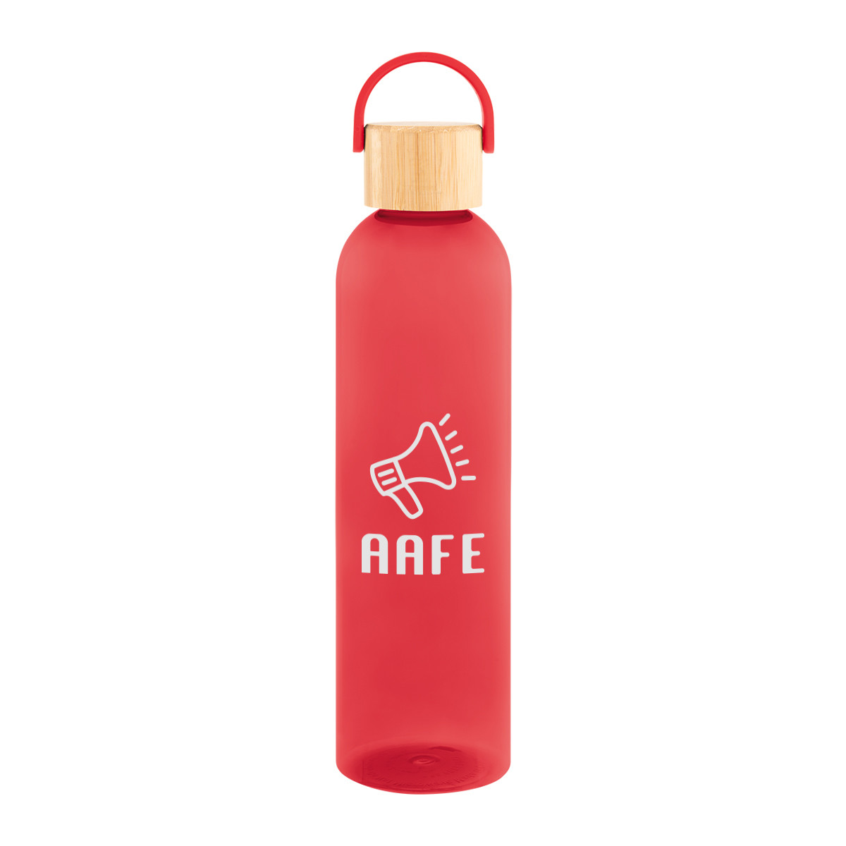 32 Oz. Jeffrey rPET Bottle With Bamboo Lid And Easy Carry Handle Product Image