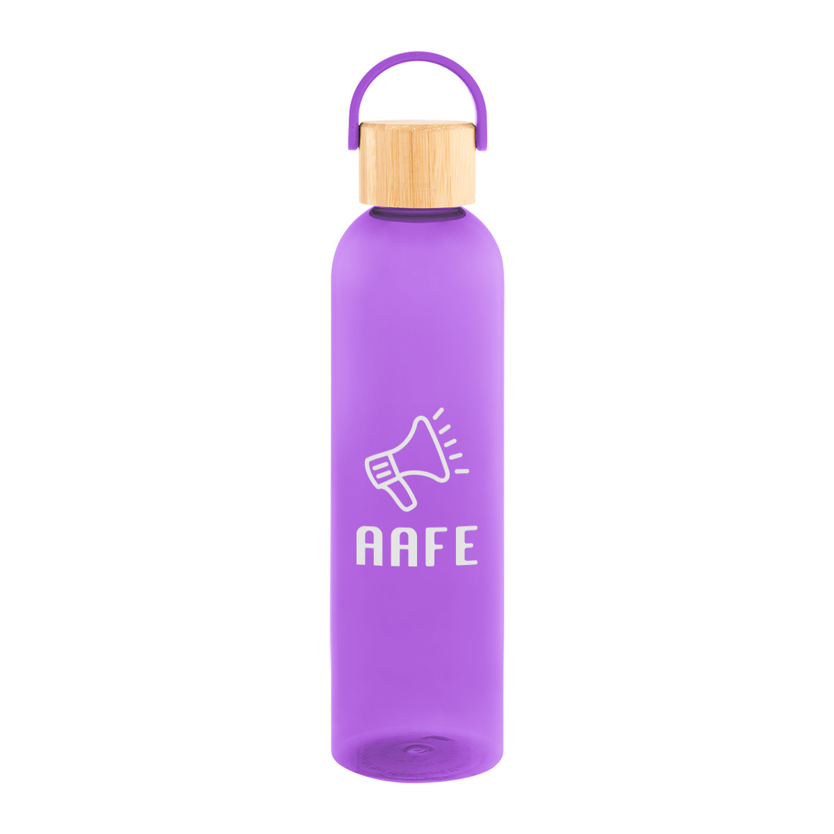 32 Oz. Jeffrey rPET Bottle With Bamboo Lid And Easy Carry Handle Product Image