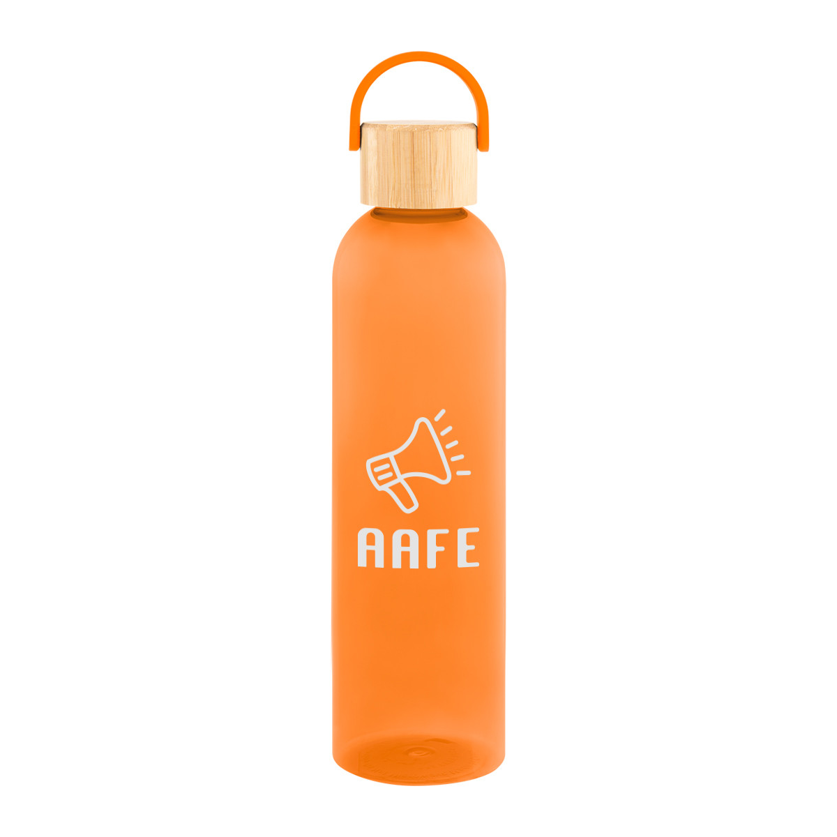 32 Oz. Jeffrey rPET Bottle With Bamboo Lid And Easy Carry Handle Product Image