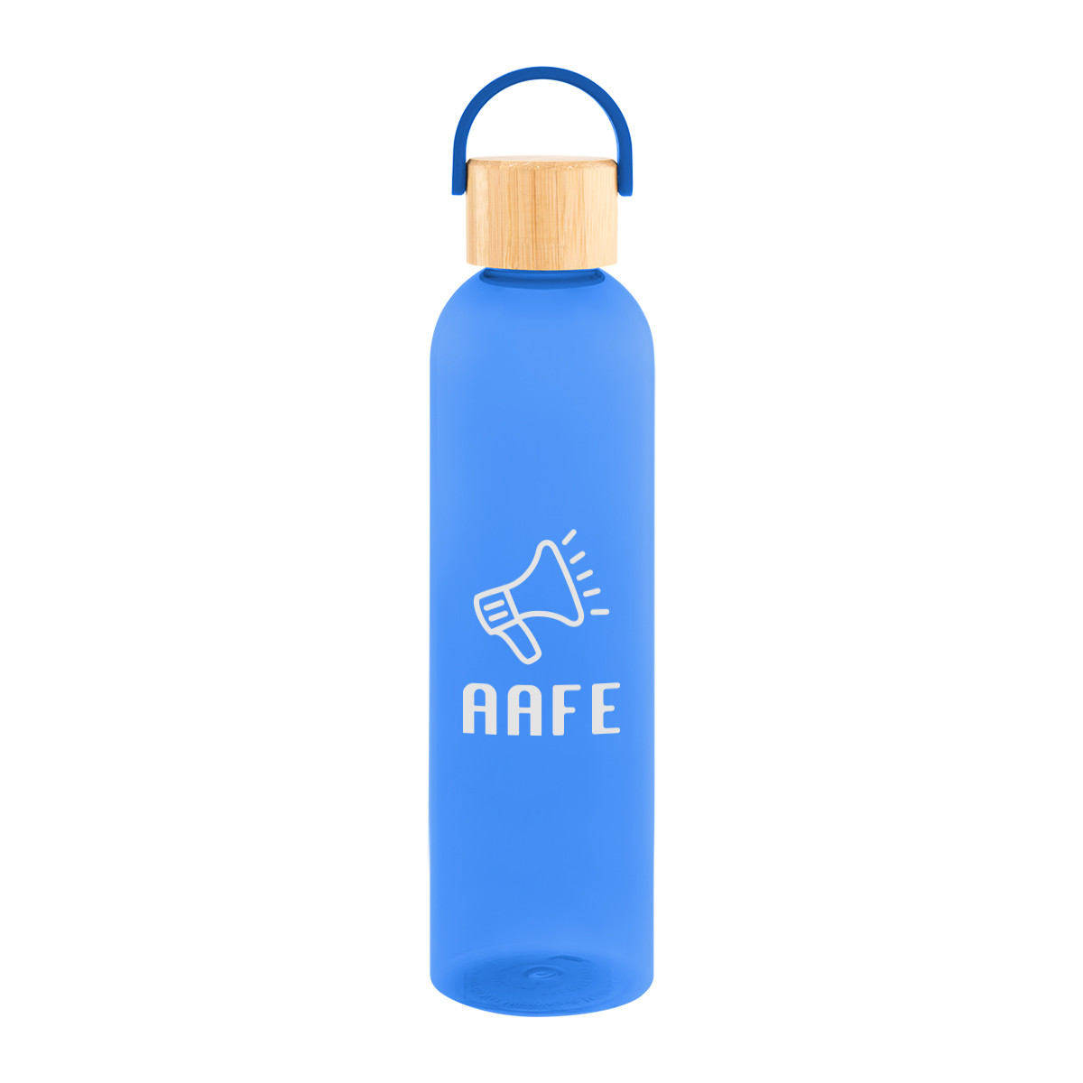 32 Oz. Jeffrey rPET Bottle With Bamboo Lid And Easy Carry Handle Product Image
