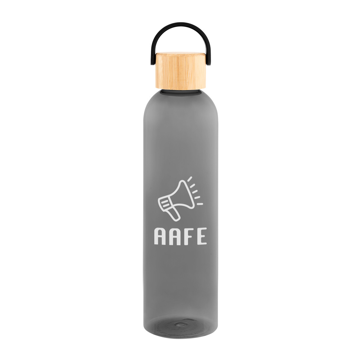 32 Oz. Jeffrey rPET Bottle With Bamboo Lid And Easy Carry Handle Product Image